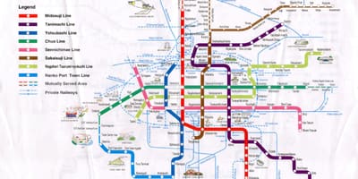 Hiroshima mapa ng subway