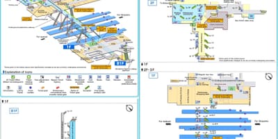 Hiroshima istasyon ng tren sa mapa